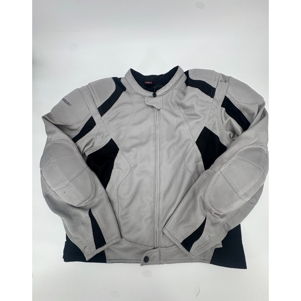Firstgear Motorcycle Jacket Mens Large Gray Sport Touring Adventure Outdoor